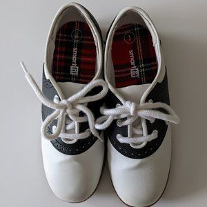 Smartfit Girls Saddle Shoe - Size 1Y